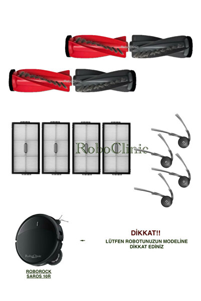 Roboclinic Roborock Saros 10R Ηλεκτρική σκούπα ρομπότ, συμβατή ανταλλακτική β...