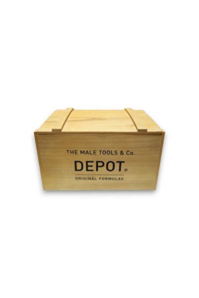 DEPOT Hair Advertising Empty Wooden Box