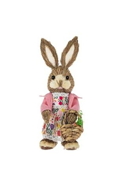 victiny Iepuraș de Paște cu Rochie Florală 39 cm