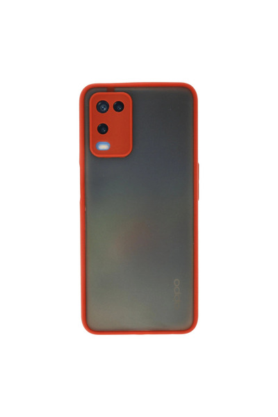 eco port Oppo A54 4g Case Montreal Silicone Cover - Red