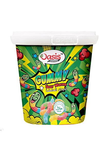 Oasis Sour Gummy Worms type 160g x 24