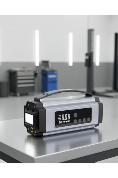 Epilons Araçlar İçin Taşınabilir Akü Takviye Hava Kompresörü Ve Acil Güç Kaynağı