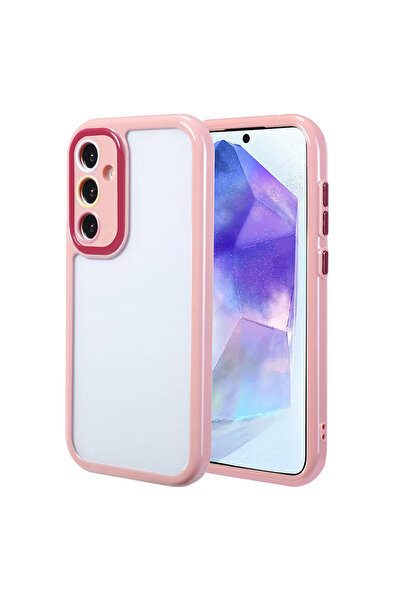 Ceponya غطاء حماية لهاتف Galaxy A55 مع حماية للكاميرا وتصميم ملون للحواف والإ...