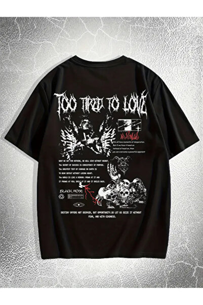 Le Savu تي شيرت ساموراي كات سباغيتي مطبوع باللون الأسود للجنسين مقاس كبير Le ...