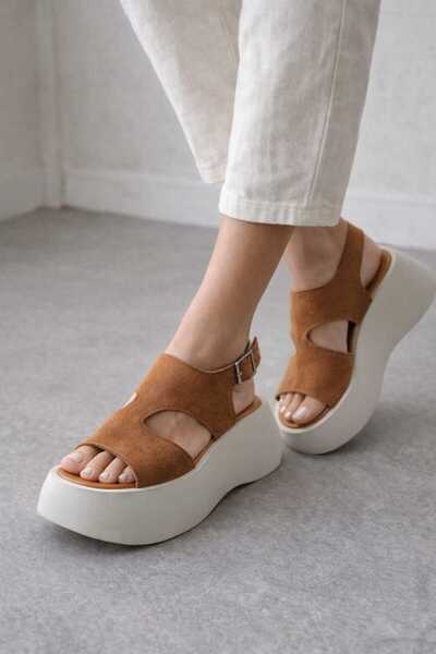 miss fırat Women's Buckle Sandals Comfortable and Stylish