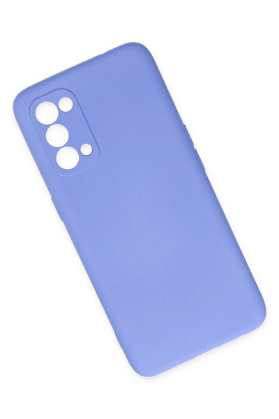 Najmaddin حافظة نيو فيس لهاتف اوبو رينو 5 نانو اندرويد كي مخمل سيليكون - ليلكي