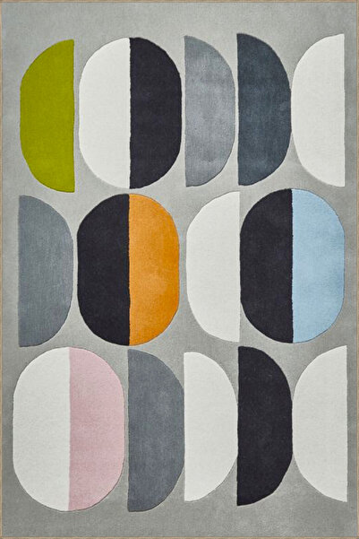 Rugs Modern Halı Colorful Heel Themed Woven Base Carpet and Washable Carpet M...