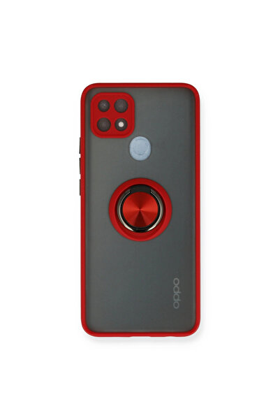 eco port Oppo a15 case montreal ring silicone cover - red