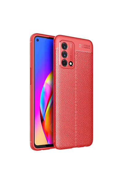 eco port Oppo A74 4g Case Auto Focus Cover - Red
