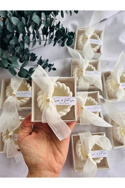 Stone Store Düğün Söz Nikah Nişan Bebek Doğum Günü Hediyelik Etiketli Burgu M...