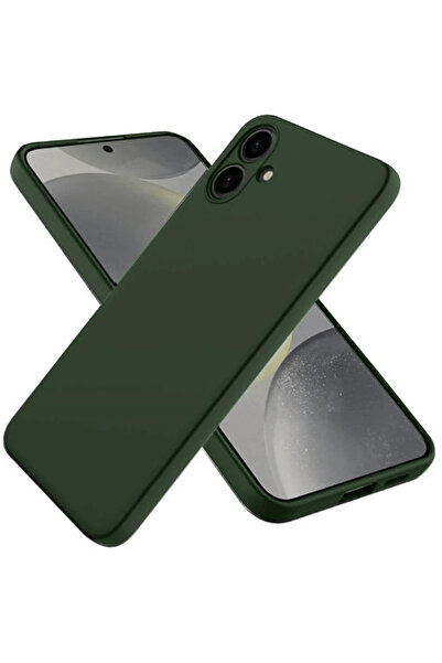 Epilons حافظة جالاكسي A06 من السيليكون الأول - أخضر داكن