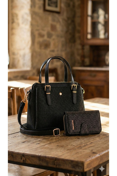 Sanmorris 2'Lİ SET Çok Gözlü OMUZ VE KOL ÇANTASI AYARLANABİLİR UZUN ASKILI ÇA...