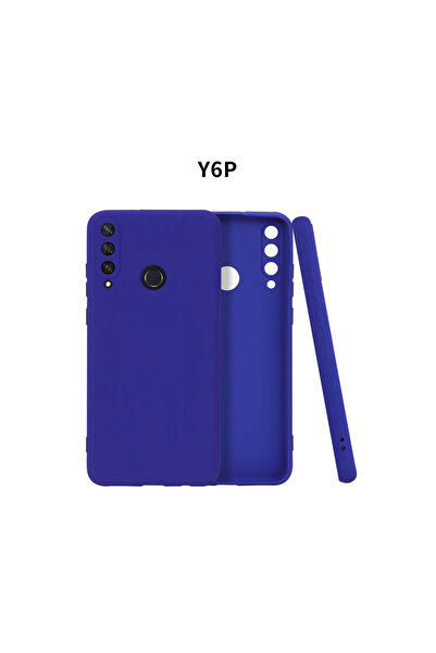 eco port جراب هواوي Y6p أولى سيليكون - أزرق داكن