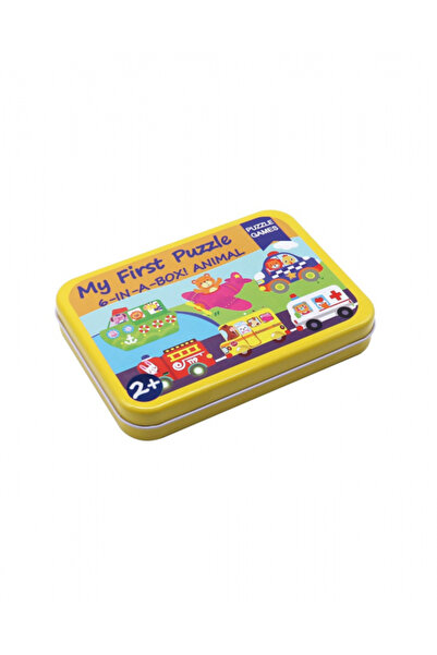 ANDREU TOYS Box with 6 Progressive Puzzles, Means of Transport