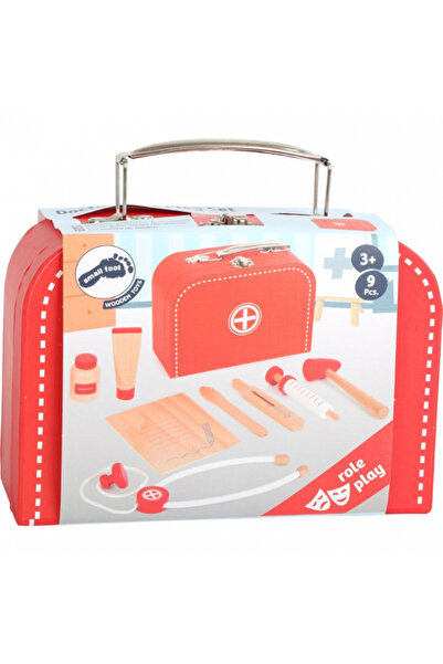 LEGLER Wooden Doctor Set with 9 Accessories