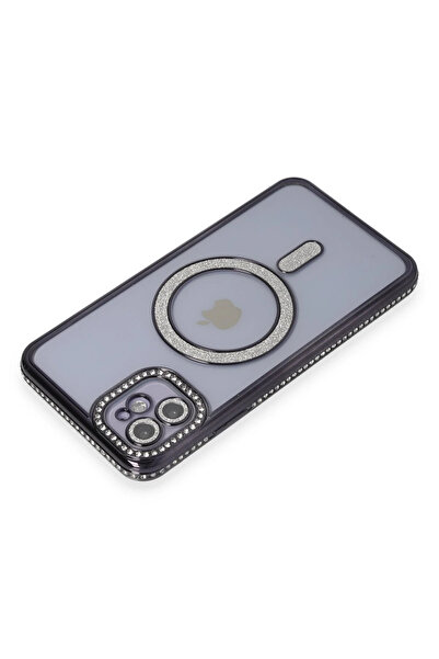 Epilons حافظة آيفون 11 جوكي سيلفر ماجنيتيك سيف - أسود