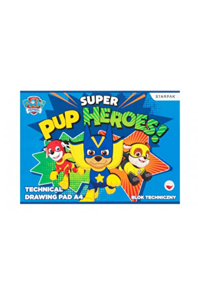 PAW PATROL A4 Drawing Pad Paw Patrol, 10 Sheets
