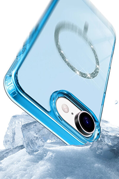 Epilons غطاء آيفون 16E لايف دايموند ماج سيف -