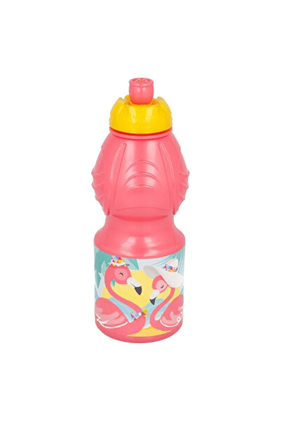 Flamingo Plastic Water Bottle, 400 ml