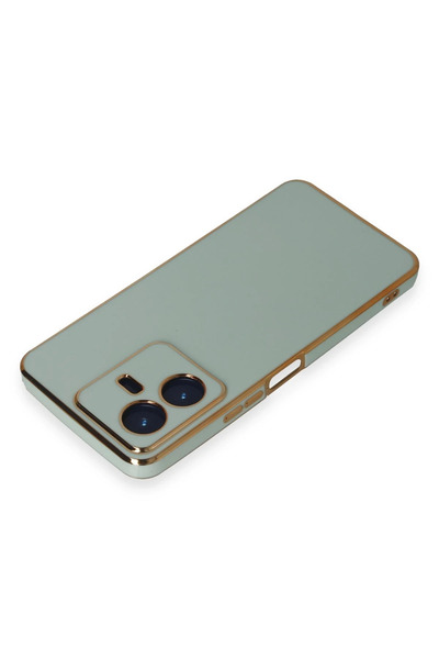 Najmaddin حافظة نيو فيس فيفو Y22 2022 من السيليكون - أخضر فاتح