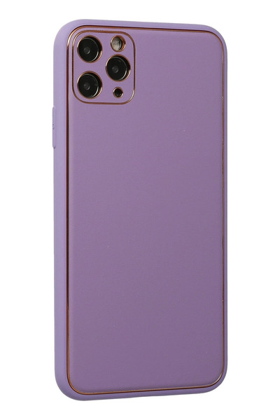 Epilons جراب آيفون 11 غطاء سيليكون جلد كوكو - أرجواني