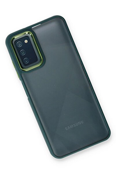 Najmaddin حافظة نيو فيس لهاتف سامسونج جالاكسي A03s - غطاء دورا - أخضر كاكي