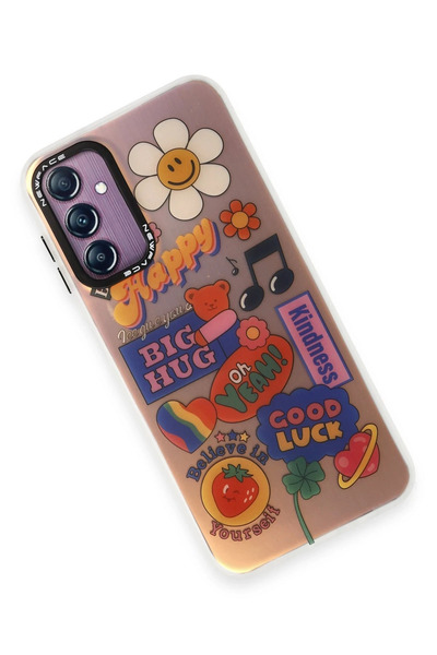 Najmaddin نيوفايس حافظة سامسونج جالاكسي A14 4G غطاء منقوش إستوريل - إستوريل - 15