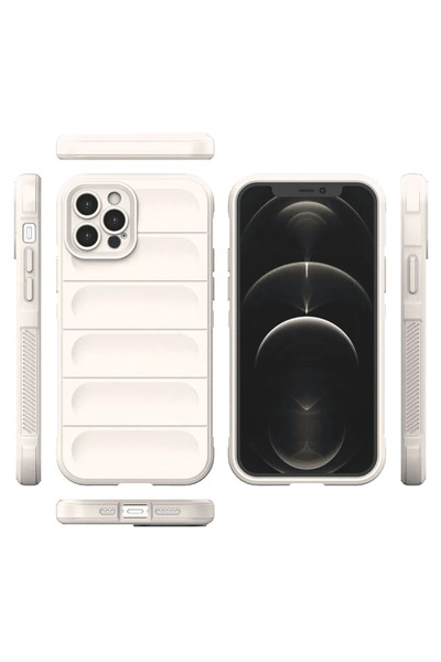 Epilons iPhone 12 Case Optimum Silicone - Cream