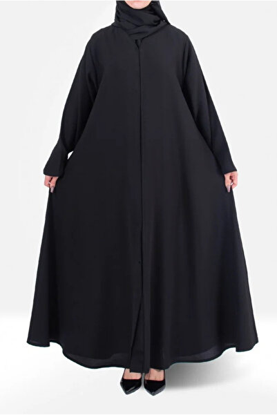 Abay-ti Women's abaya, internet-style fabric with snap closures - free headscarf