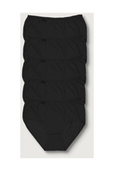 Tutku Women's 5-Pack Lycra Bato Panties-Black-3Xl