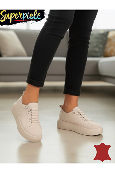 ANGEL BLUE Women's casual shoes made of natural suede with thick soles