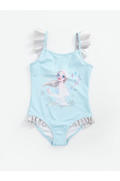 LC Waikiki ملابس سباحة للفتيات بطبعة إلسا سريعة الجفاف