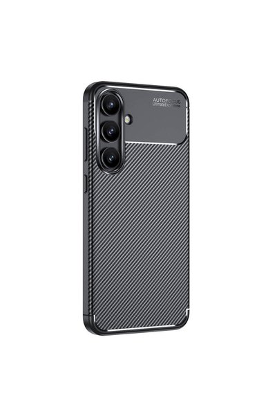 Generic Brand Galaxy S24 Fe Case Klfk  Silicone Cover - Black