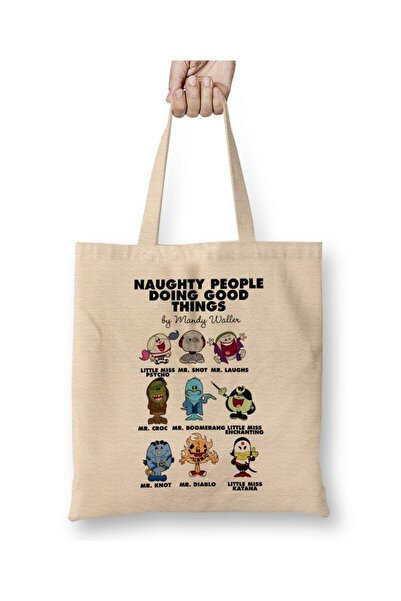 Toyaso Mr Squadies Suicide Squad Geantă de pânză albă Geantă de cumpărături c...