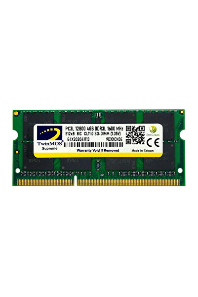 TwinMOS Sodimm 4 جيجا بايت 1600 ميجا هرتز 1.35 فولت الجهد المنخفض Ddr3 ذاكرة ...