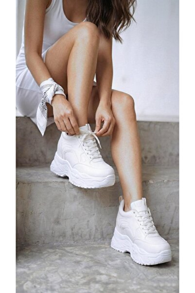 Modanizm Chemy Beyaz Dolgu Spor Ayakkabı