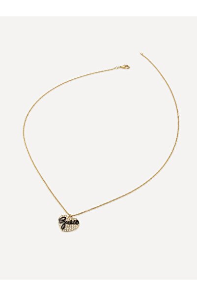 Guess قلادة على شكل قلب مقاس 16 × 18 بوصة