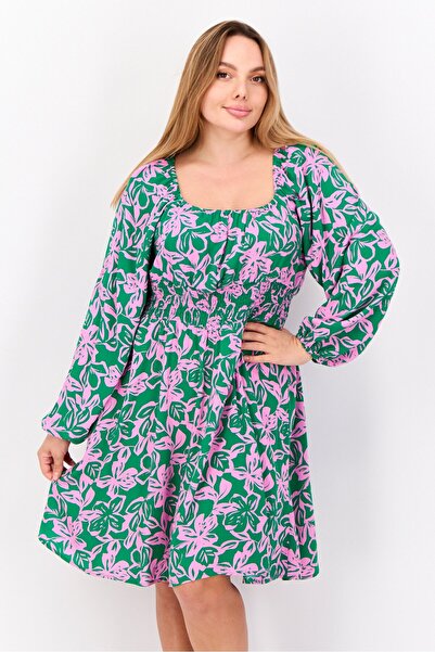 Marissa Olivia Women Floral Print Midi Dress, Pink