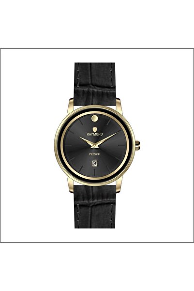 Raymond Rym-1036-Gold-Bk Men's Wristwatch