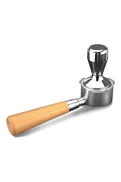 HALAMODO حامل فلتر قهوة فضي بدون قاعدة