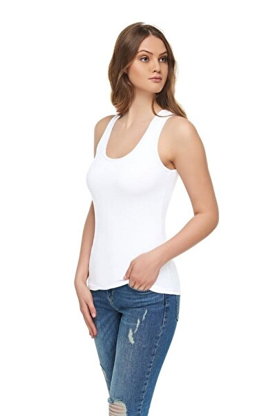 Tutku Elit ELITE Maiou cu bretele groase din modal pentru femei, pachet de 6-...