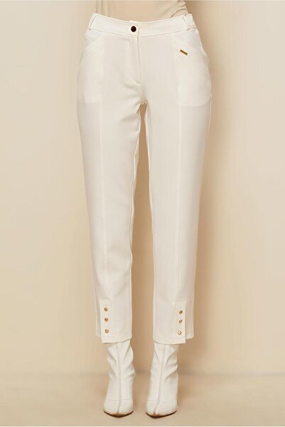 Alvina Button Detail Pants 70944