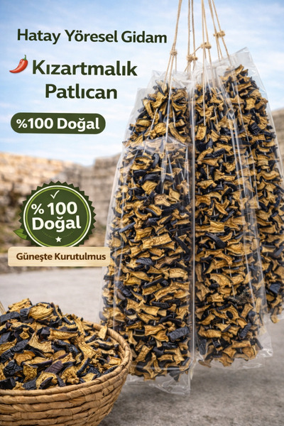 Hatay Yöresel Ürünler Hatay Yöresel Gıdam Güneşte Kurutulmuş Kızartmalık Patl...
