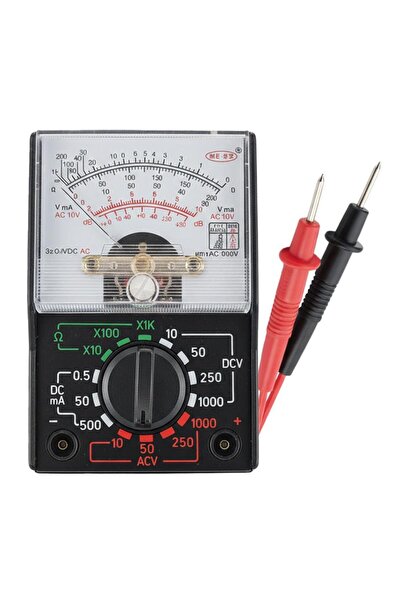 Temiz Pazar Analog Ölçü Aleti - Profesyonel İbreli Multimetre AC/DC Akım Test...
