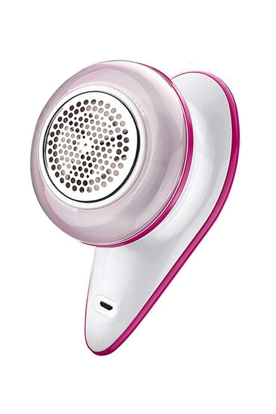 HALAMODO USB Rechargeable Lint Remover White/pink 21.8 x14.5x9.6centimeter