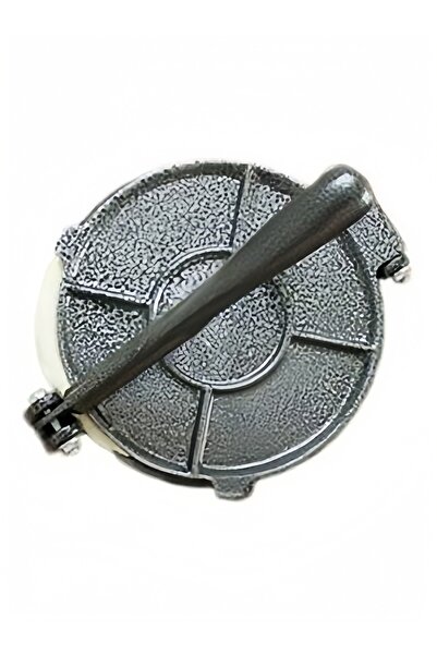 HALAMODO Tortilla Press Gray 8 Inches with Handle, Suitable for Making Tortil...