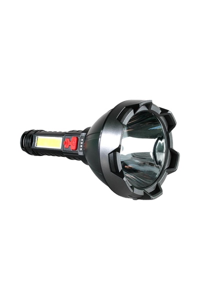 Panther PT-6104 USB Şarjlı Led El Feneri 3W 800 Lümen Siyah