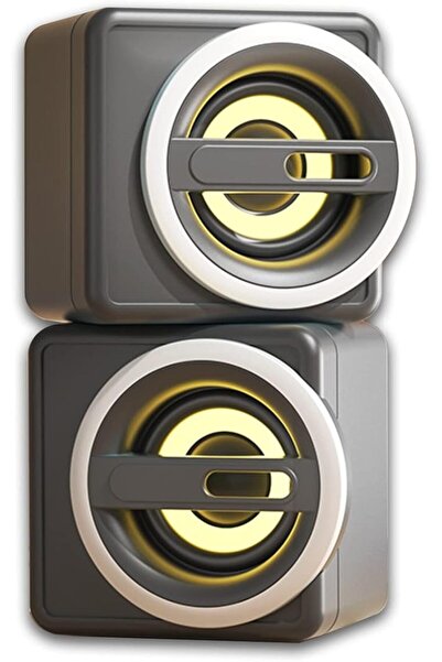 Arabest زوج واحد من مكبرات صوت الكمبيوتر، مكبرات صوت كمبيوتر USB Plug-n-Play ...