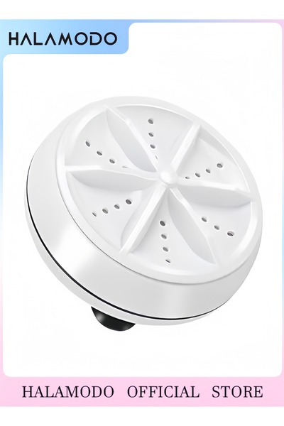 HALAMODO غسالة صغيرة محمولة توربينية تعمل بالموجات فوق الصوتية، مناسبة للسفر ...