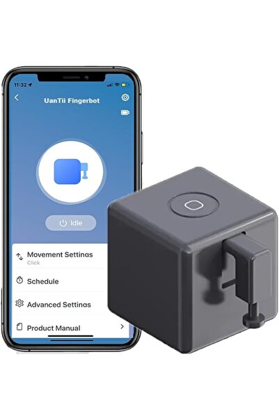 UanTii Smart Fingerbot Tuya Bluetooth Switch Button Pusher Bluetooth Smart Sw...